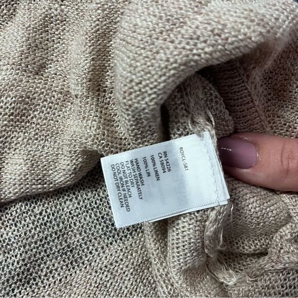 Royal Robbins Tupelo Twist Pullover Sweater Creme Size XL NWT - Picture 8 of 8